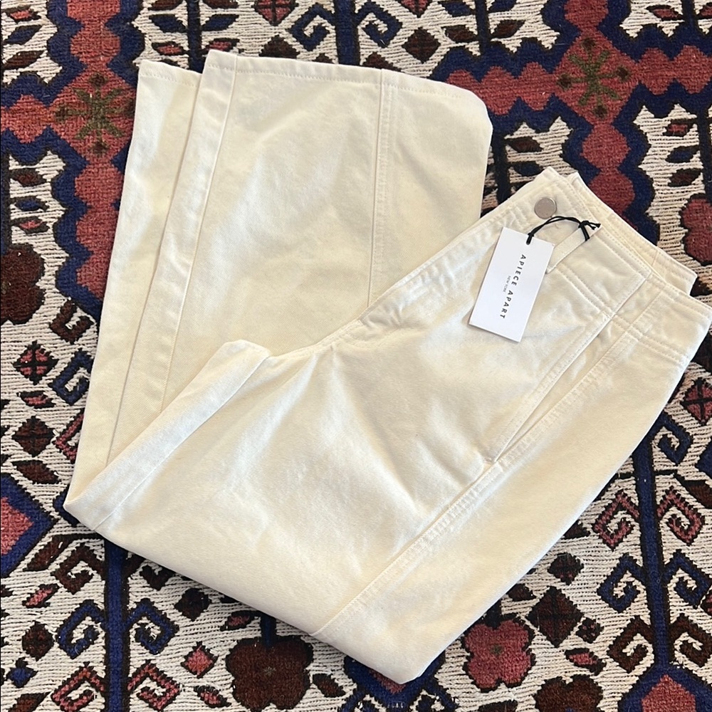 Apiece Apart Cropped Meridian Jean NWT